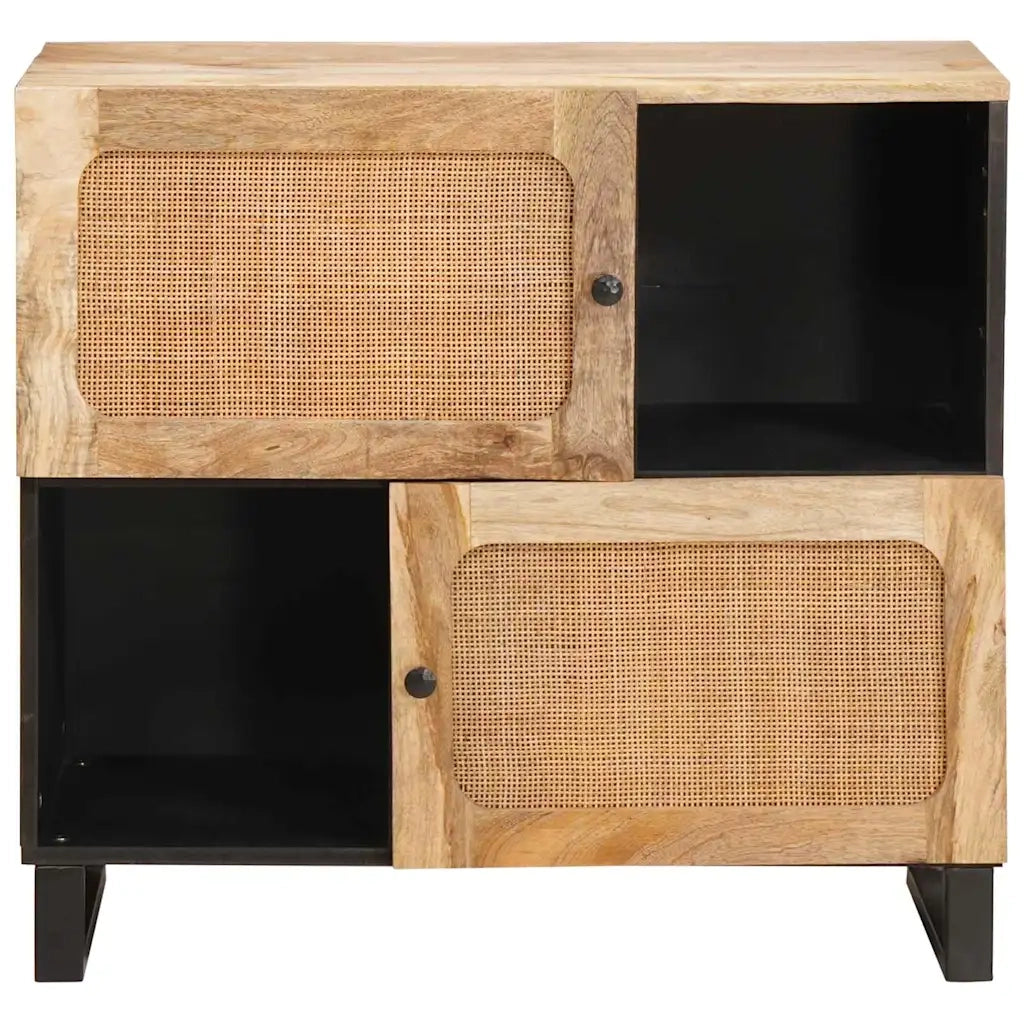 Credenza Marrone 80 x 33 x 75 cm Legno di mango massello
