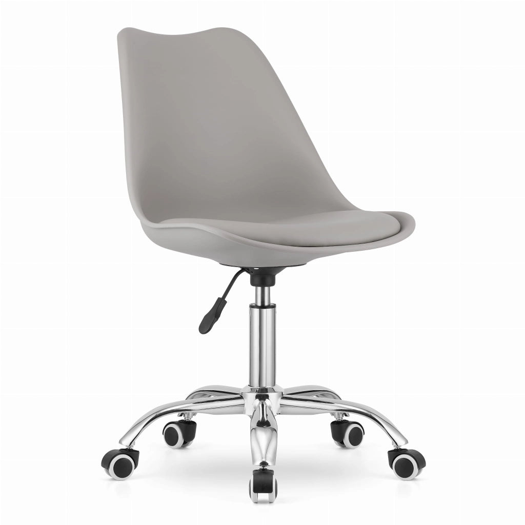 Sedia girevole VALORA ALBA - Ergonomica grigia per ufficio/cameretta dei bambini