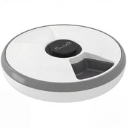 Distributore automatico di cibo per animali domestici, distributore automatico wireless con timer per un massimo di 6 pasti, display a LED, elemento
