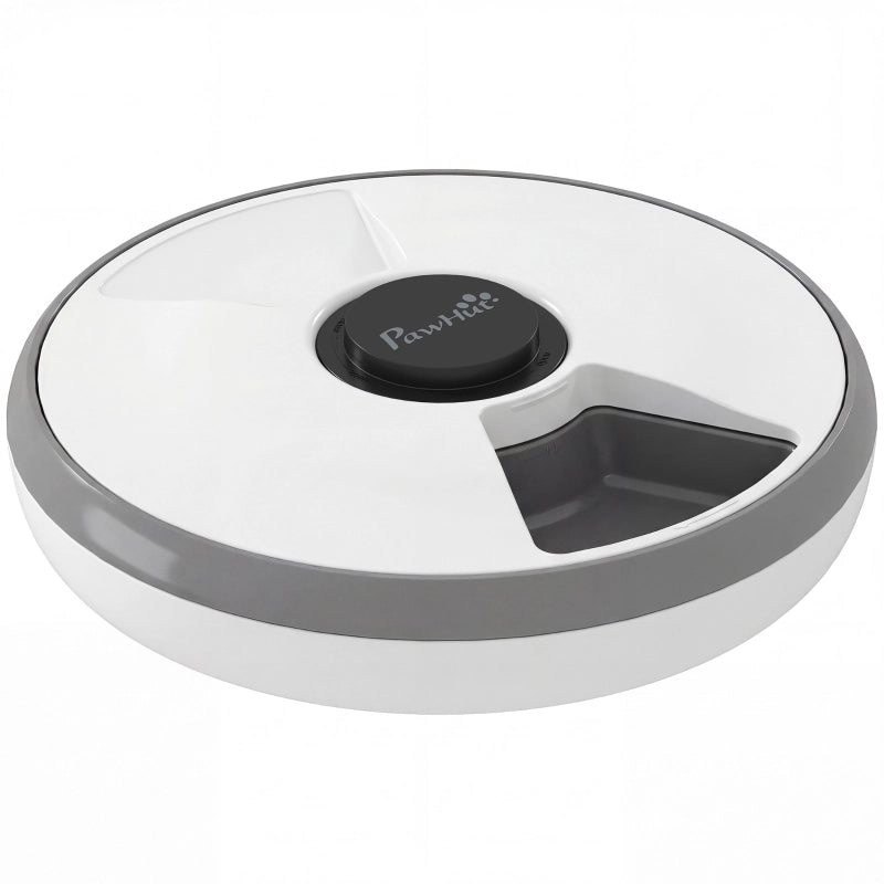 Distributore automatico di cibo per animali domestici, distributore automatico wireless con timer per un massimo di 6 pasti, display a LED, elemento
