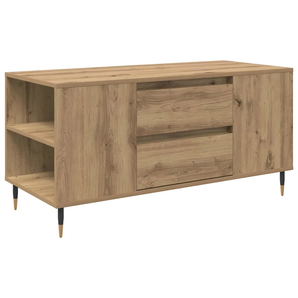 Tavolino da salotto Rovere artigianale 102 x 44,5 x 50 cm