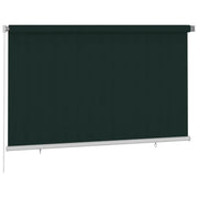 vidaXL Tenda a Rullo per Esterni 240x140 cm Verde Scuro HDPE