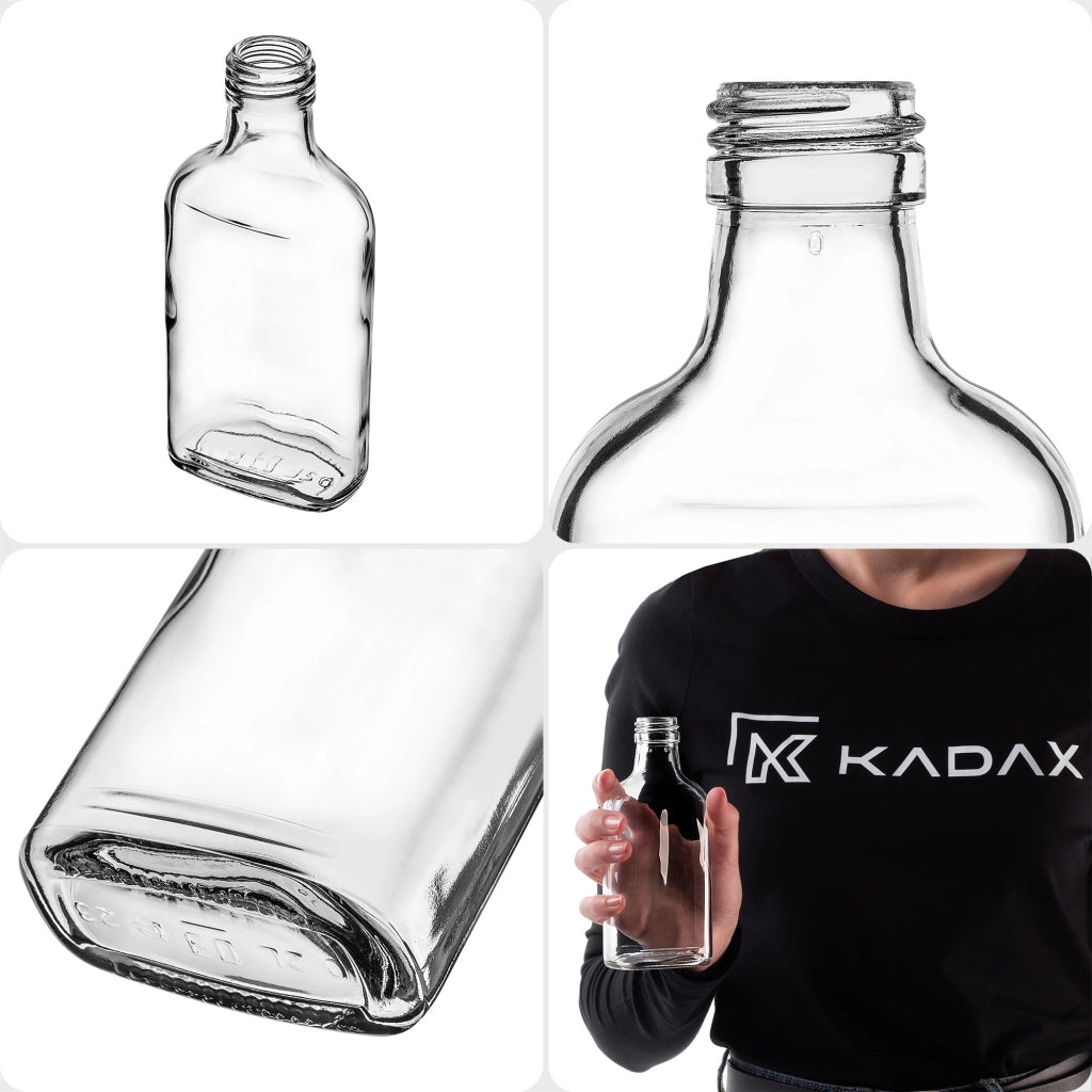 KADAX Butelka piersiówka 200ml BUT200 z zakrętką g