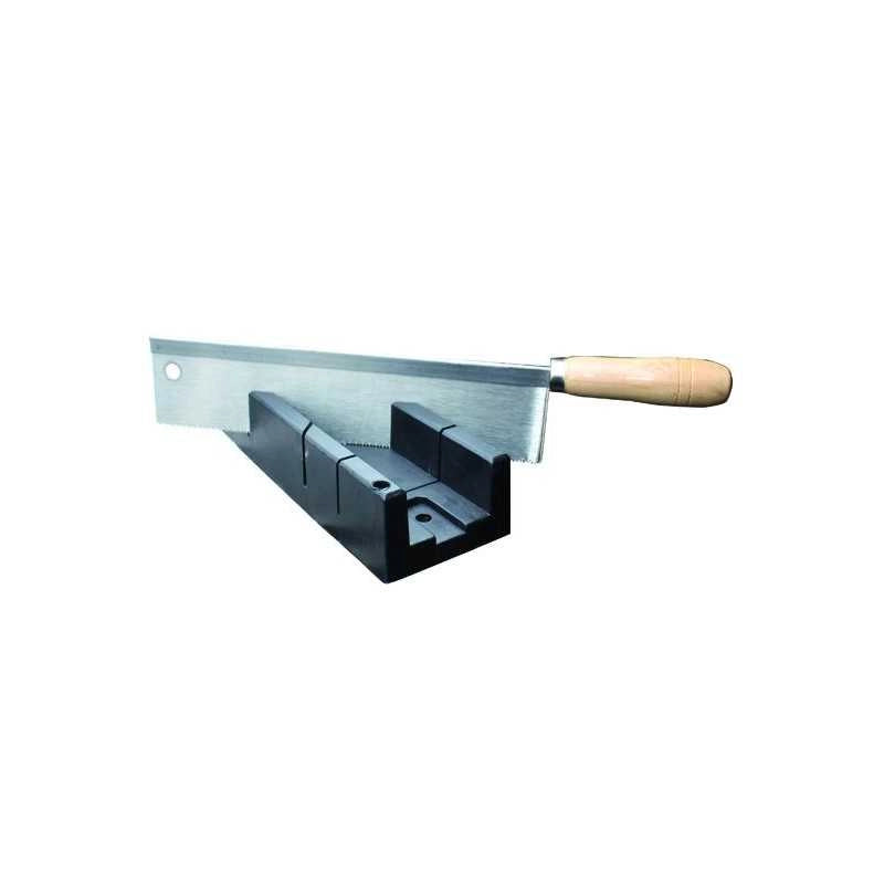 Cassetta Tagliacornici Vigor Base Plastica con Sega mm. 250