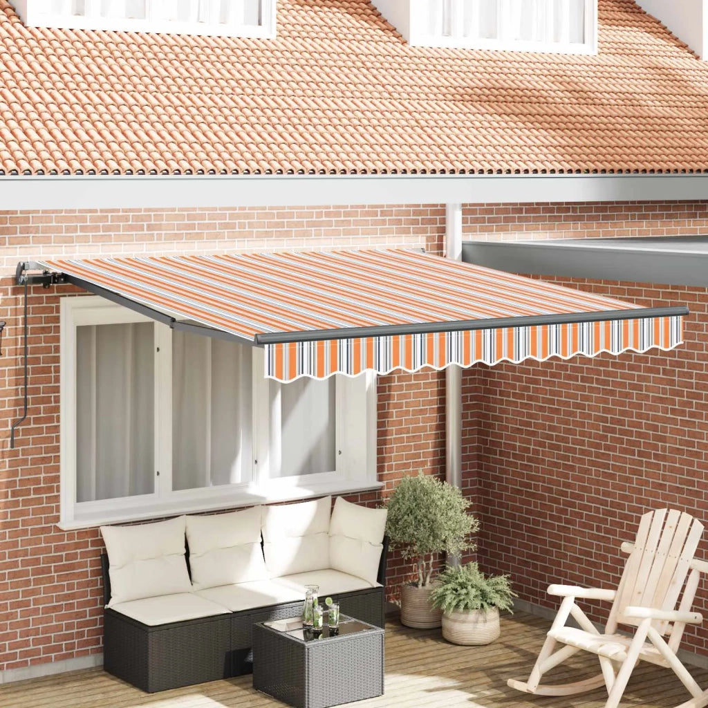 Tenda Retrattile Multicolore 300 x 250 cm Poliestere e Acciaio 3330001