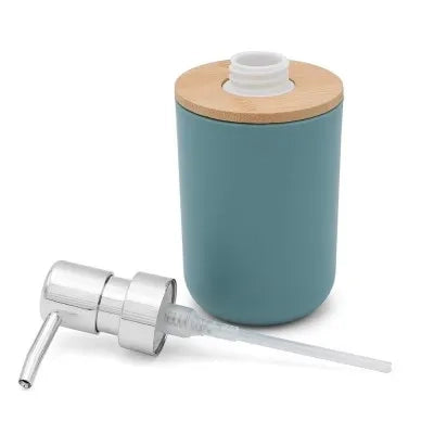 Set completo accessori bagno da appoggio acquamarina in abs e bambù Surf
