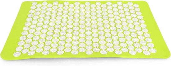 Mat di acupressione con punzoni - lavabile in acqua con materiale TPE verde