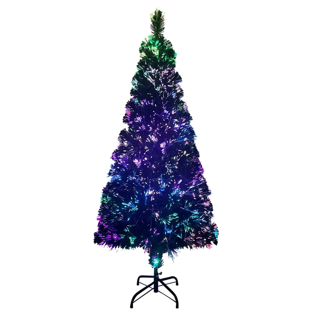 Albero di Natale con Supporto Verde 240 cm in Fibra Ottica 321030
