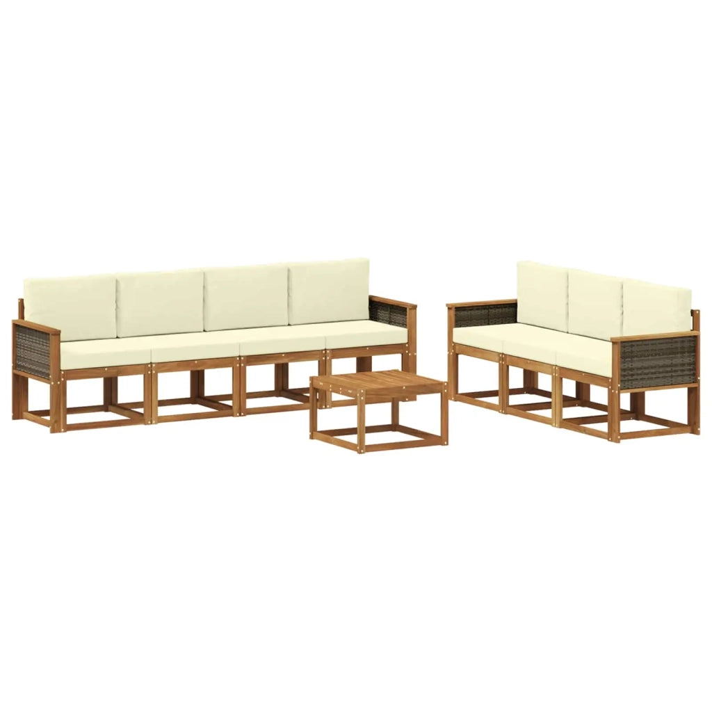 Set di divani da esterno con cuscino 7 pcs 3385046