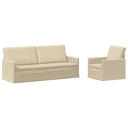 Set di divani 2 pcs Crema Tessuto 3433169
