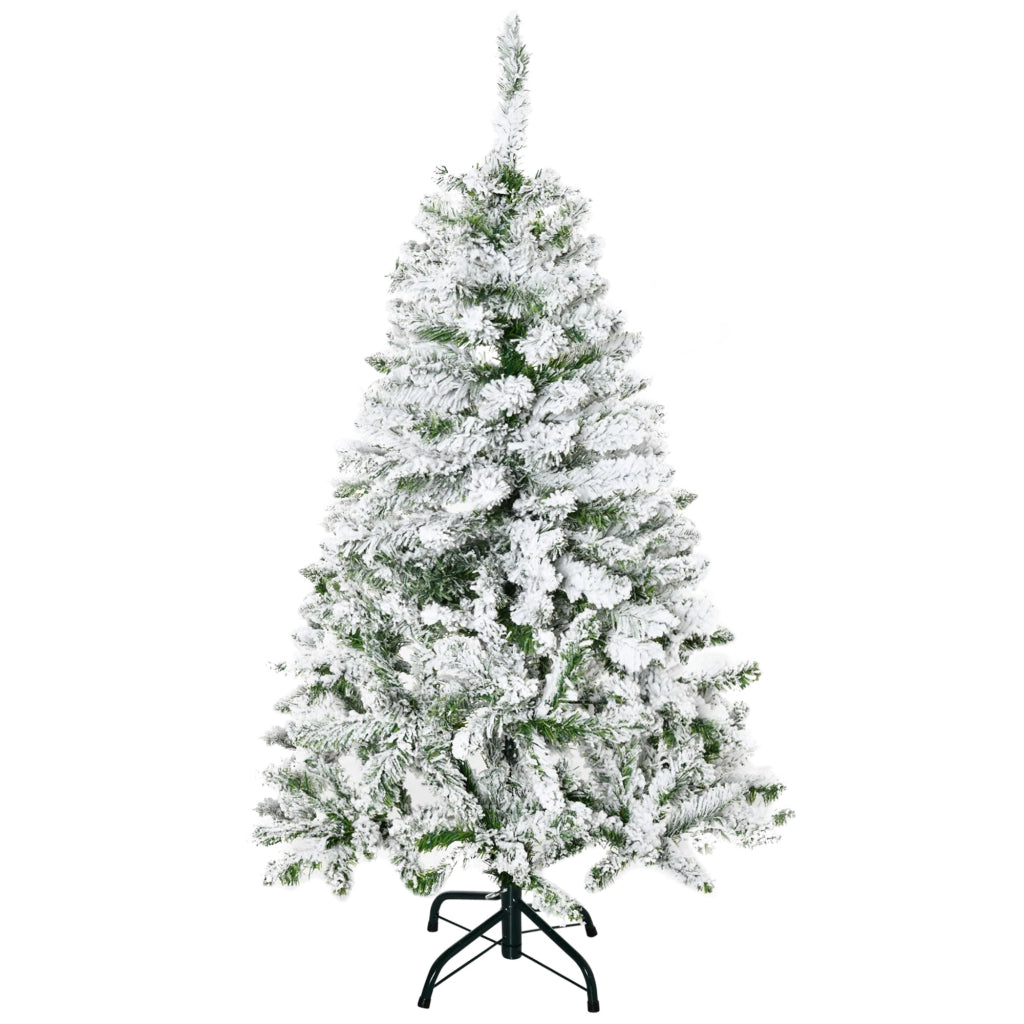 Albero di Natale Artificiale 120 cm ¨C Zephmum ¨C Bianco Neve 200 Rami