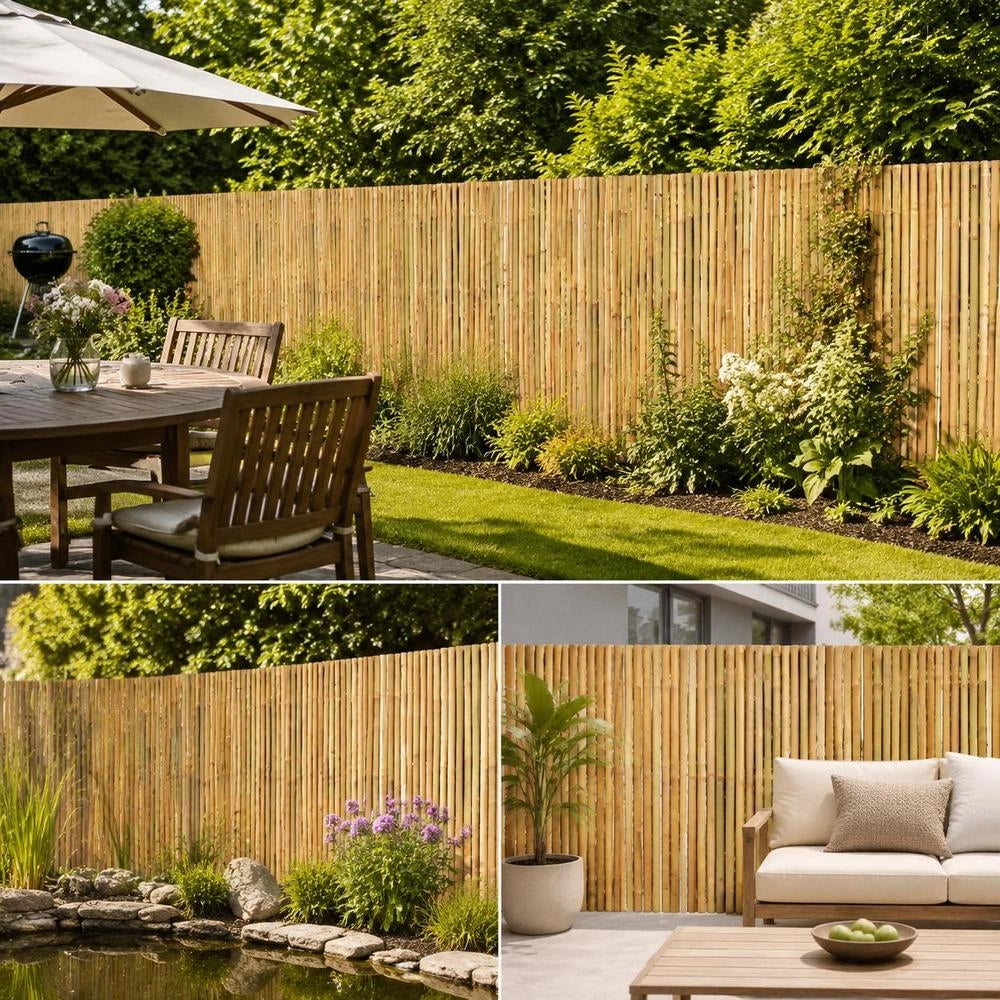 Bamboo Garden Fence 300 X 100 Cm