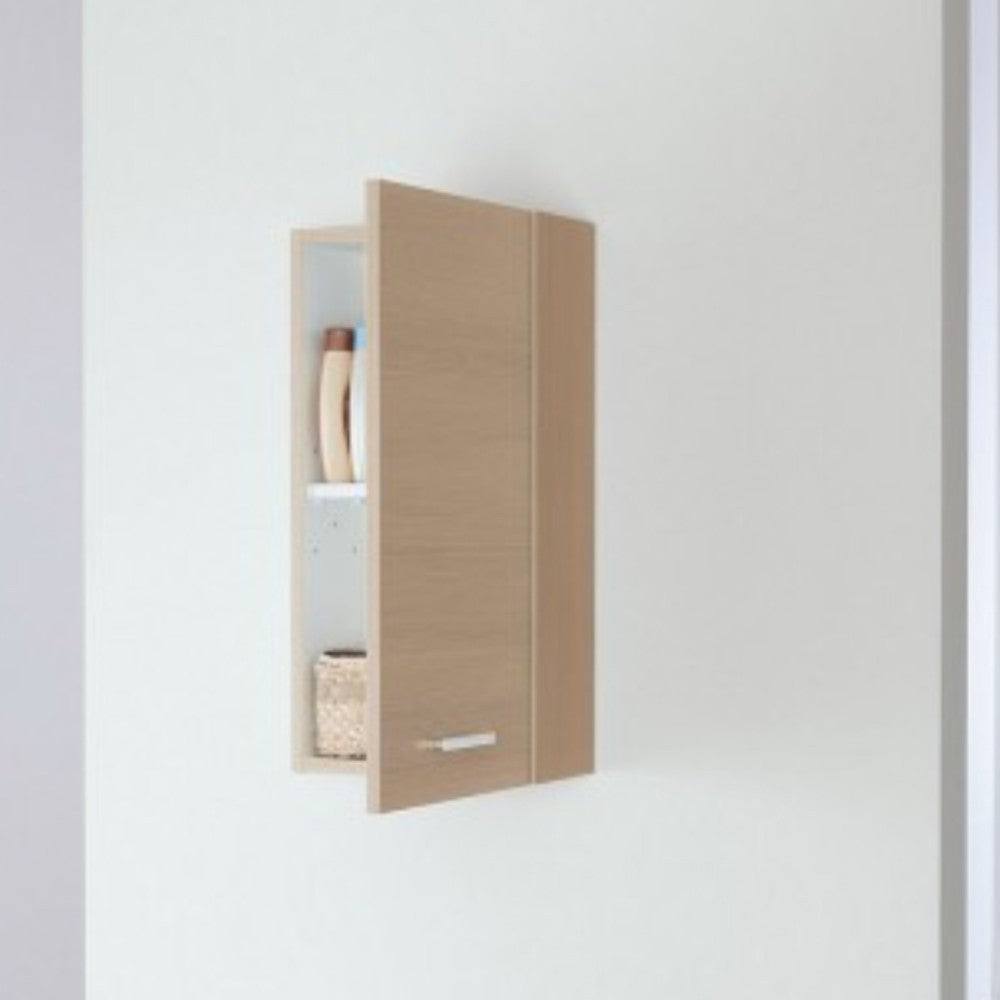 Pensile bagno singolo 35cm 1 anta stella larice