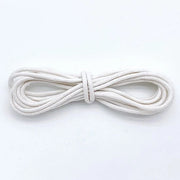 2 paia di cordoni in cotone di 160 cm di lunghezza - Cordoni rotondi di 2,5 mm - Cordoni robusti rotondi - Cordoni duraturi - Cordoni per stivali - Cordoni in pelle impermeabili - Per scarpe e stivali eleganti