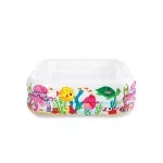 PISCINA GONFIABILE QUADRA  AQUARIUM  +3 ANNI  cm.159x159x50h.  peso kg.3,60 (57471)    INTEX