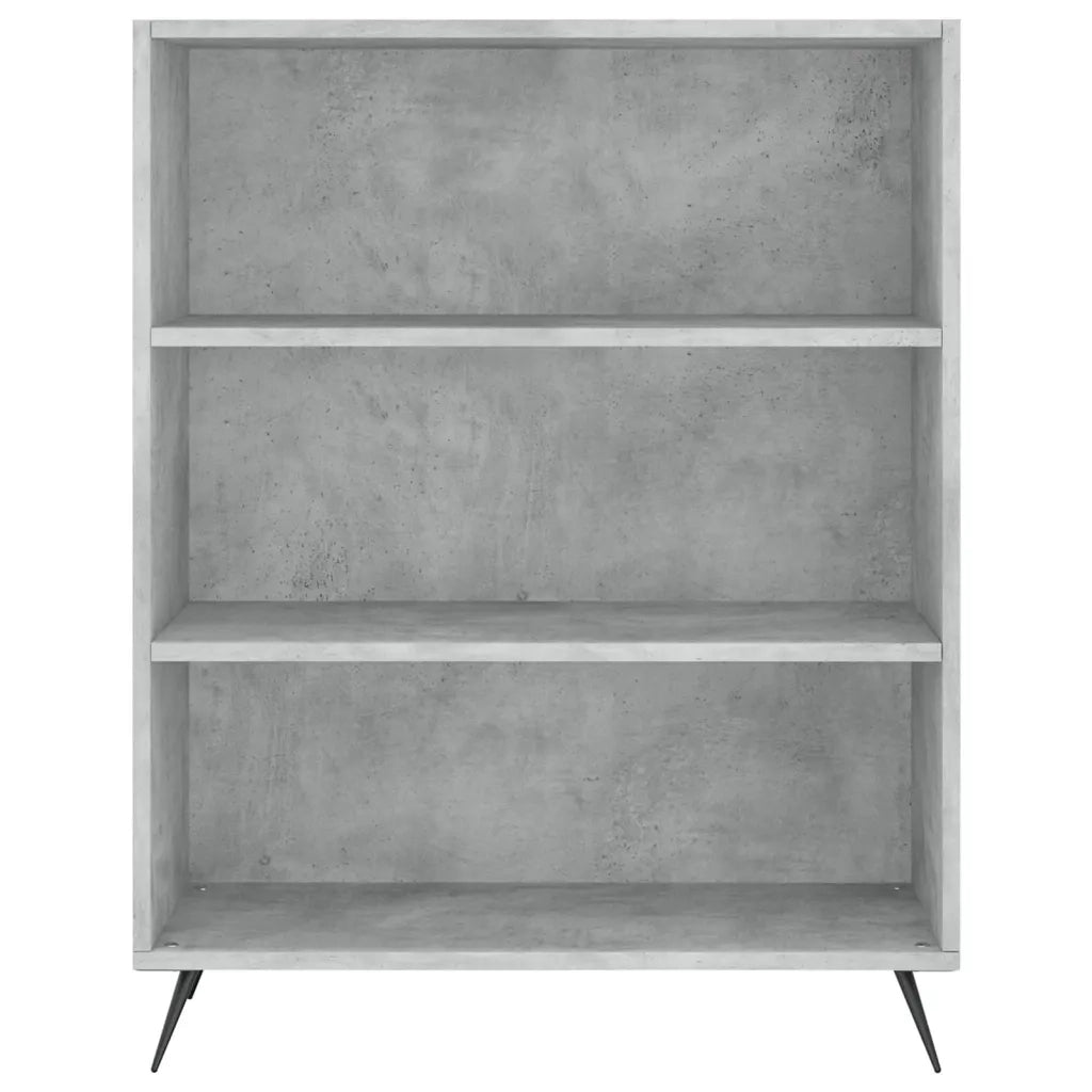 Credenza-Buffet-Armadio da cucina Grigio Cemento 69,5x34x180 cm in Legno Multistrato 522536
