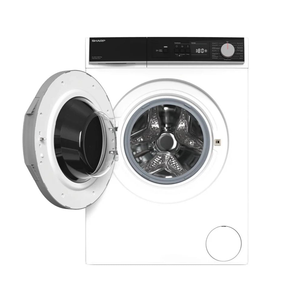 Lavatrice Sharp ESNFA714BW1NA libera installazione 7 kg 1400 giri motore inverter classe A