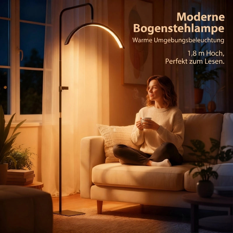 Lampada LED a mezzaluna per ciglia con supporto per telefono, anello luminoso per il trucco ruotabile a 350¡ã, luce calda con altezza regolabile.