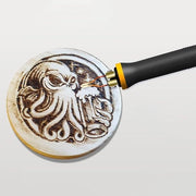 Impianto Pyrografico 60W - Regolazione Temperatura 200-750°C - 30 Punti di Fiamma - Base Antiscivolo - Doppia Isolazione - Materiali Ecocompatibili - Punto Accensione