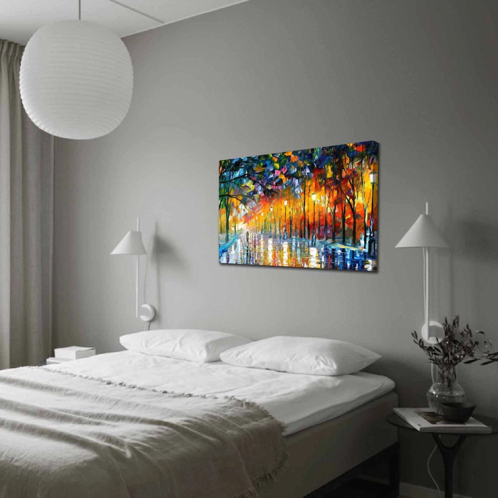 Nemimara, Quadro Materiale Struttura in Tessuto, 70x100h cm Multicolore