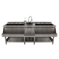 Bancone Barman Smontabile Portatile Banco da Bar Postazione Barman 120 cm