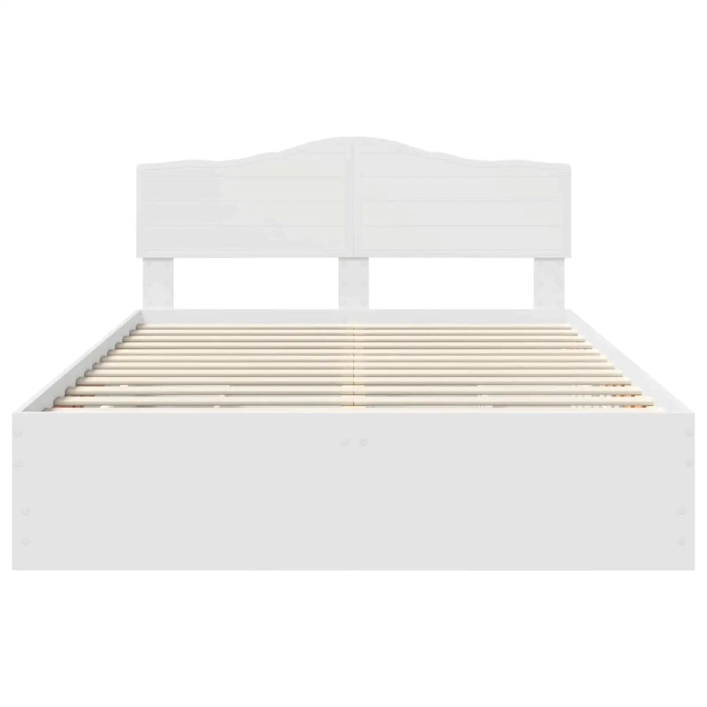 Struttura del letto Bianco 160 x 200 cm Legno Ingegnerizzato