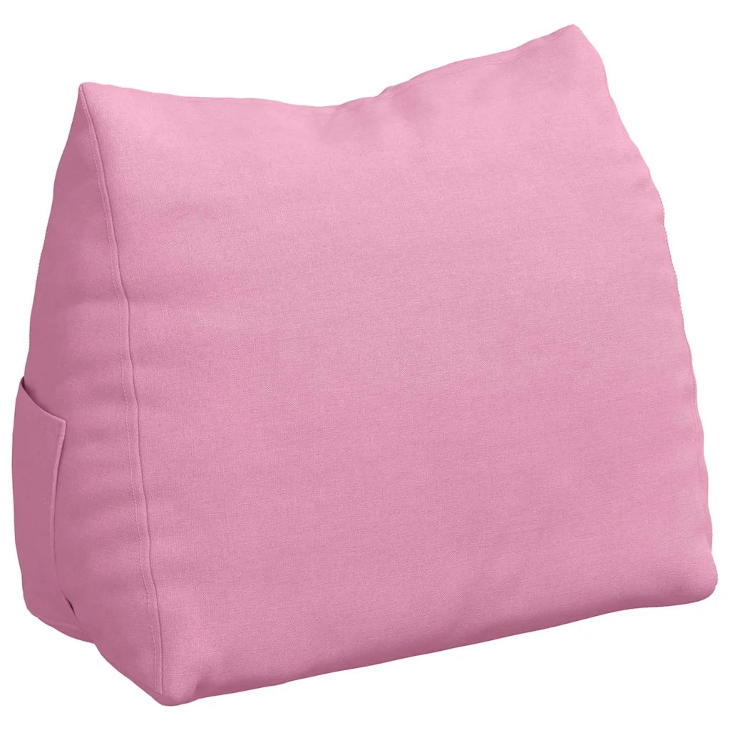 Cuscino per Schiena Rosa 45 x 20 x 35 cm Tessuto 42015017