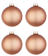 Palline di Natale in Vetro Argilla Opaco Marrone Addobbi Decorazioni Albero Diametro: 100 mm