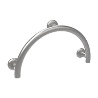 Maniglione goman per disabili ed anziani vasca mezzaluna tondo satinato