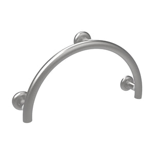 Maniglione goman per disabili ed anziani vasca mezzaluna tondo satinato