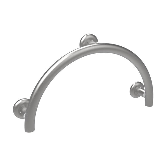 Maniglione goman per disabili ed anziani vasca mezzaluna tondo satinato