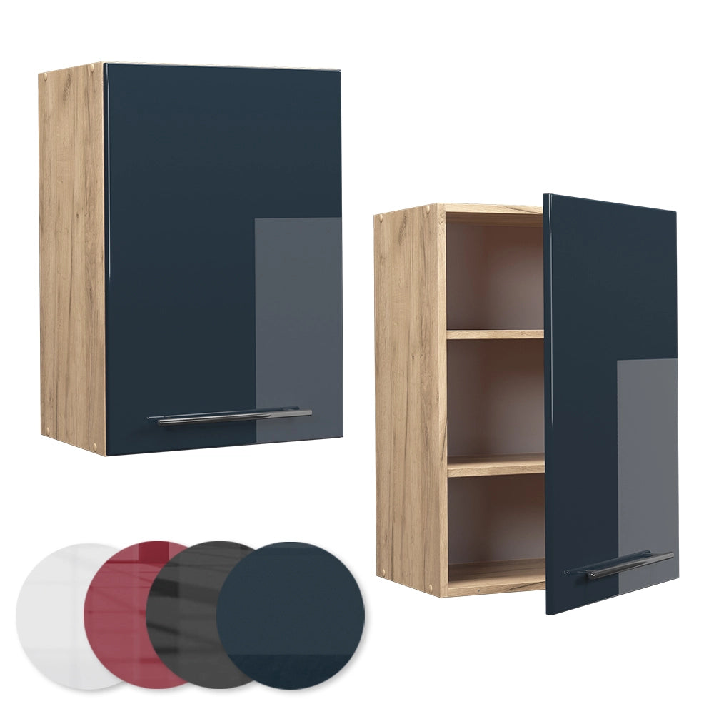 Vicco Mobili da cucina  Blu scuro lucido 50 cm