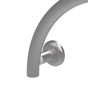 Maniglione goman per disabili ed anziani vasca mezzaluna tondo satinato