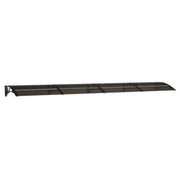 Tettoia per Porta Nera 400x75 cm Policarbonato CFW1269931