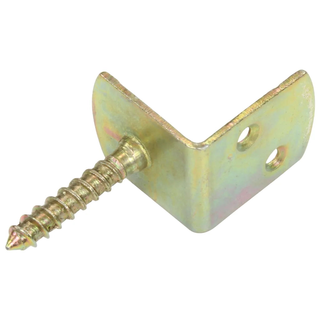 Staffe per Pannello di Recinzione 4 pz a L in Metallo Zincato cod mxl 69943