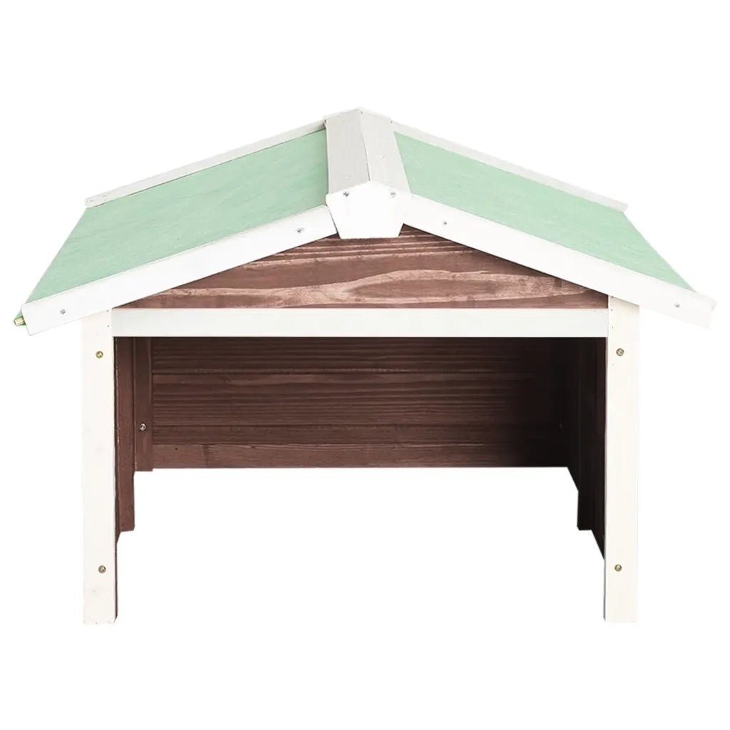 Casetta per Tosaerba Robotizzato 72x87x50 cm Mocca Bianca Abete cod mxl 70814