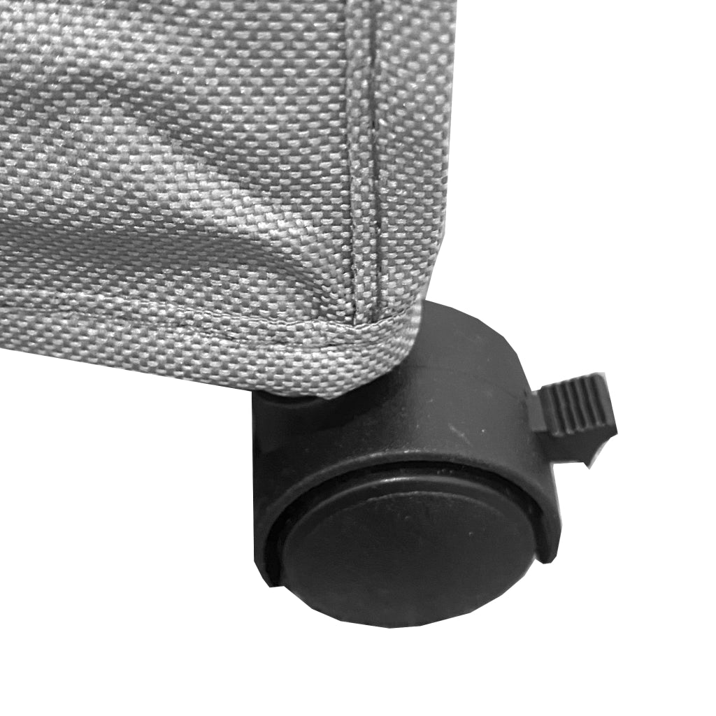 Organizzatore sottoletto Square – Con ruote e coperchio trasparente – Pieghevole per vestiti e scarpe – Nyana Home