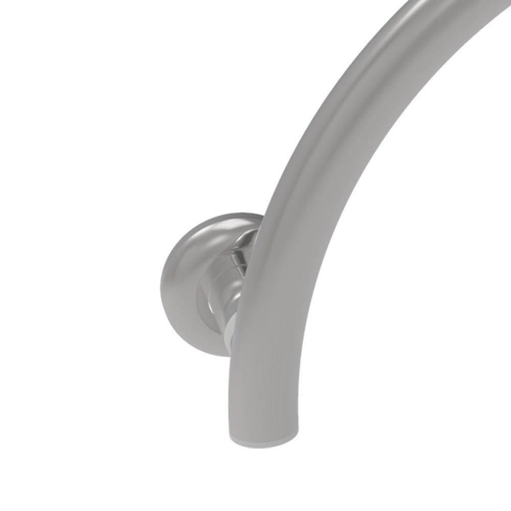 Maniglione vasca disabili mezzaluna tondo lucido, goman