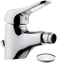 Miscelatore bidet con aeratore direzionabile e scarico remer - serie kiss