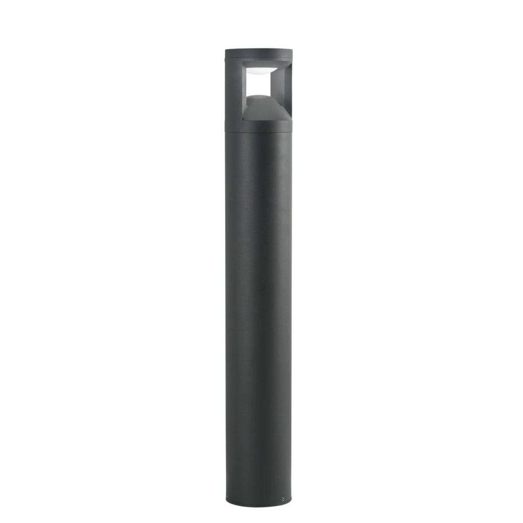PALETTO ALTO LED WAMI ANTRACITE 12W 1530LM CCT 3000K / 4000K IP65 12X81CM