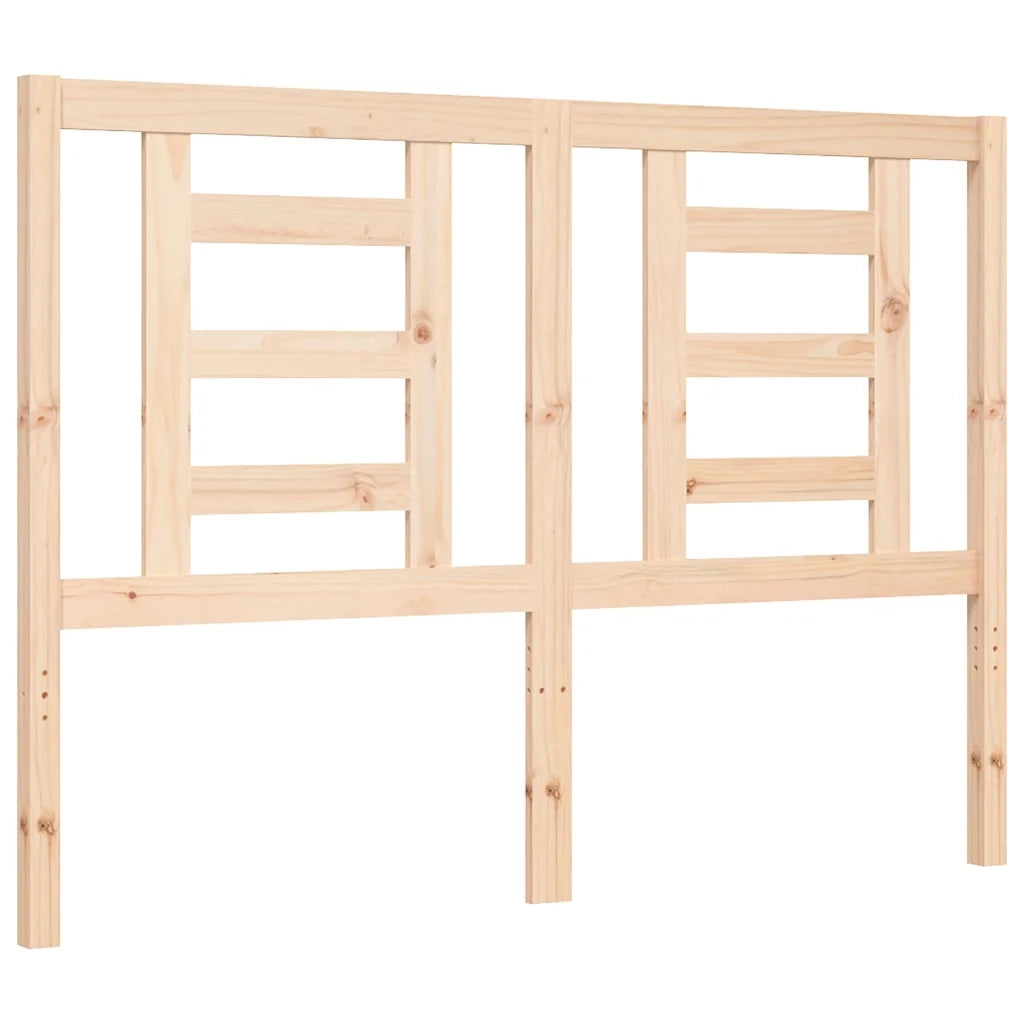 Giroletto senza Materasso-Struttura Letto 140x200 cm in Legno Massello di Pino 253378