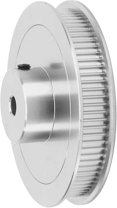 Tandriemwiel a 80 denti - Sincrono ingranaggio - Disco a denti 2 GT - Fusto in acciaio laminato - Bore 5 mm - Per 3D stampante/CNC macchina - Fusto a pozzo