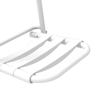 Sedile ribaltabile asportabile inox in nylon con doghe