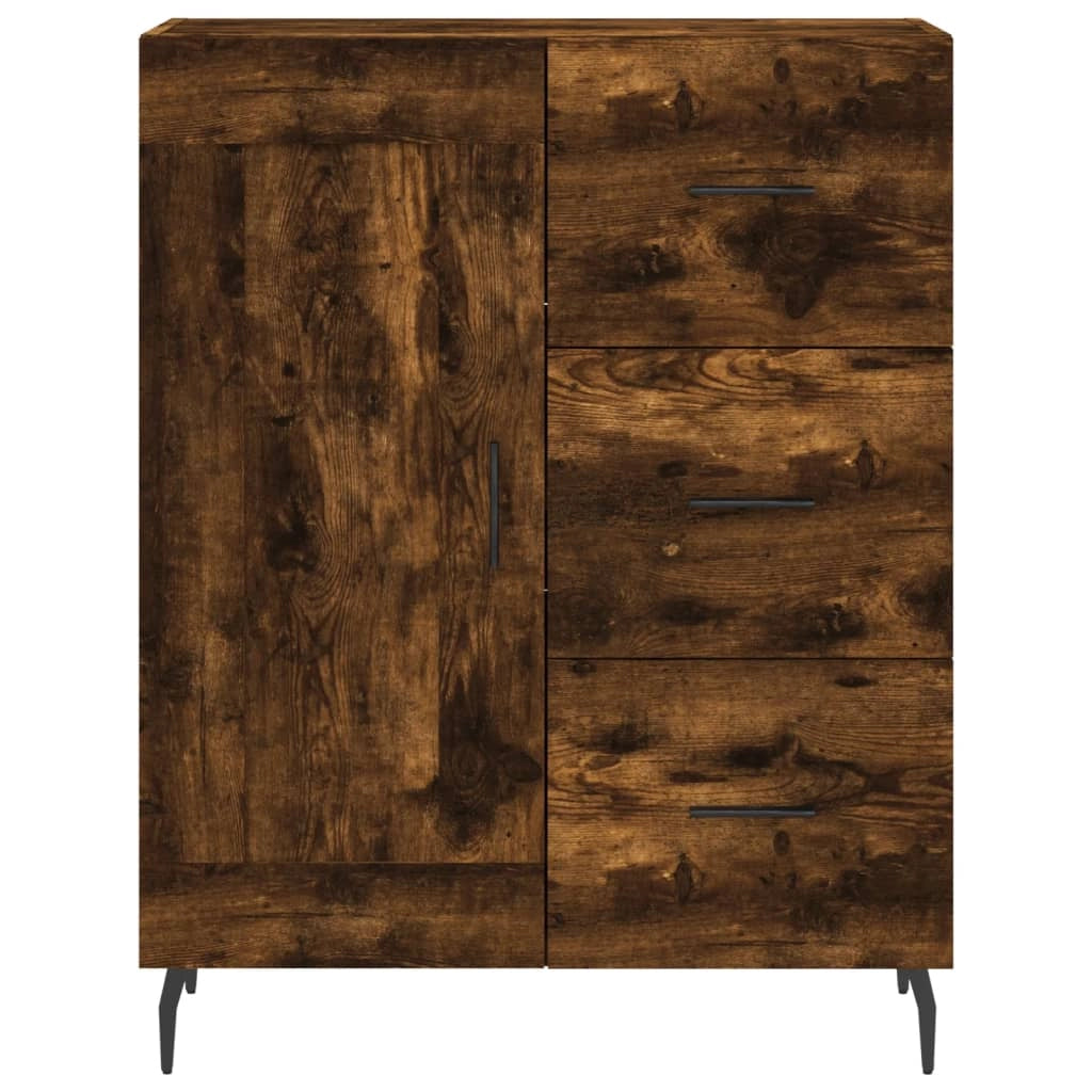 Buffet credenza cassettiera armadio mobile contenitore organizer per cucina soggiorno salotto 69,5 x 34 x 90 cm legno ingegnerizzato marrone 02_0031036