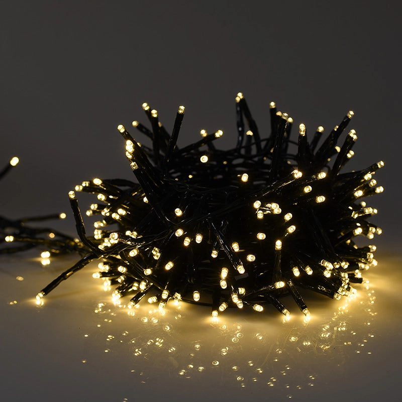 CATENA LUMINOSA MILLEPIEDI 750 LED A LUCE CALDA - IDEALE PER DECORAZIONI NATALIZIE E GIARDINI