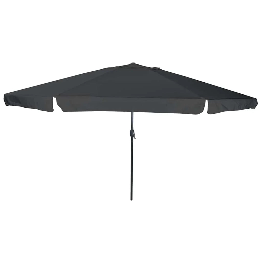 Ombrellone da giardino pieghevole moderno 395 x 395 x 245 cm ombra ottimale stile pulito poliestere antracite 02_0058781