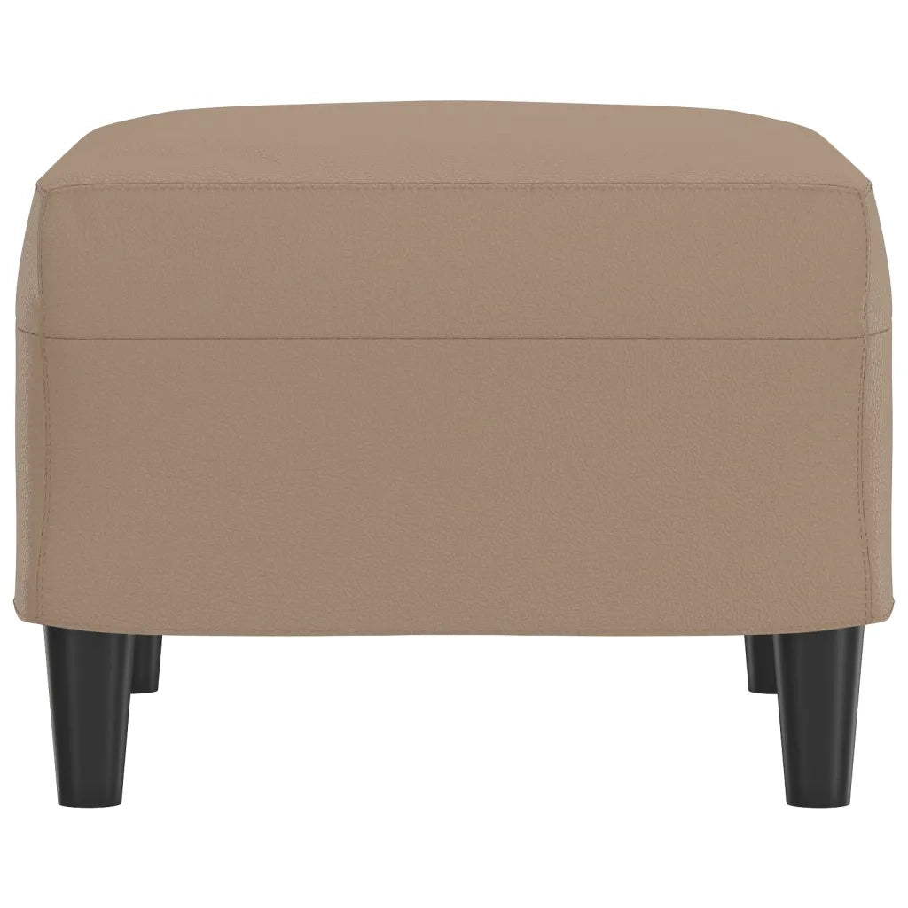 Poggiapiedi Cappuccino 60x50x41 cm in Similpelle 349292