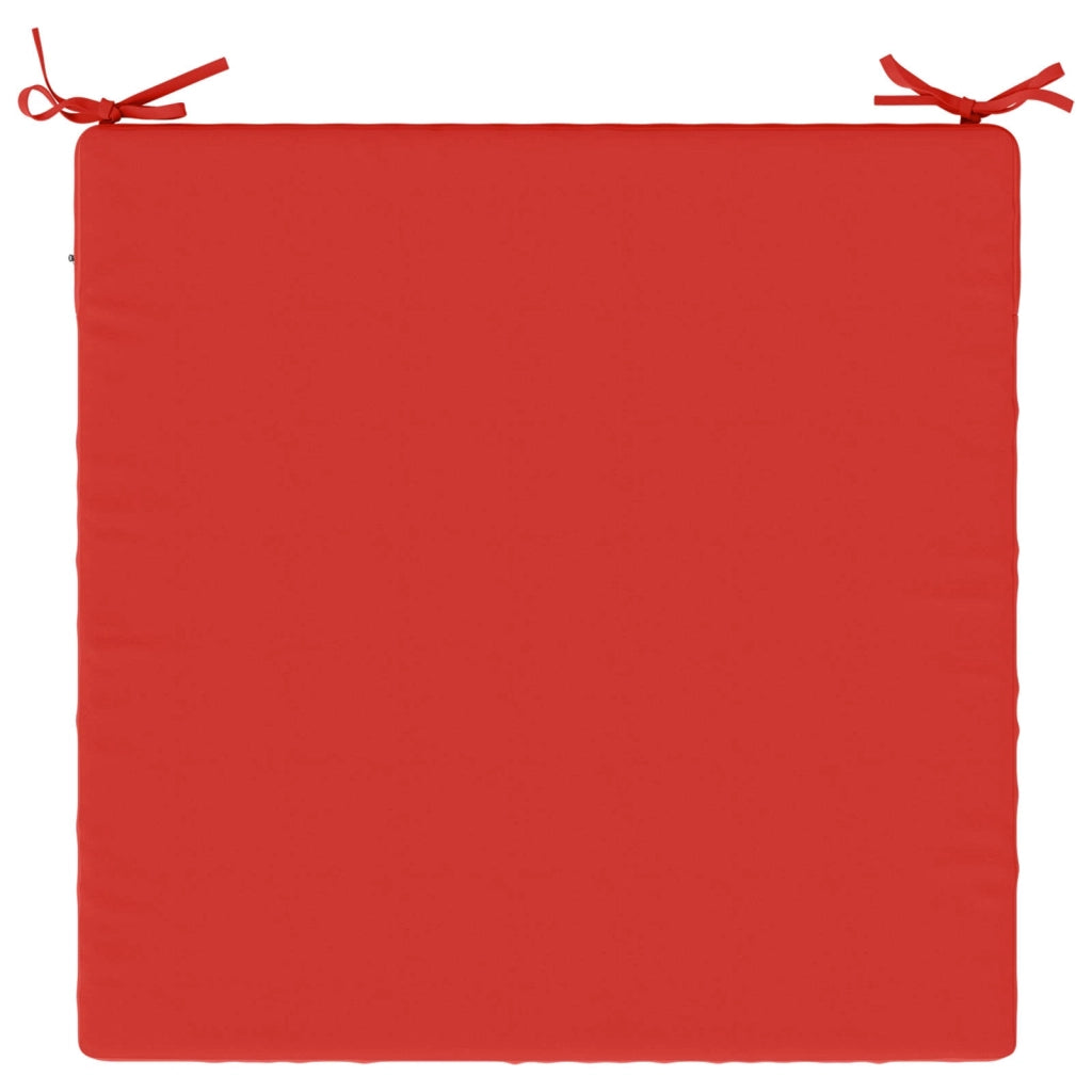 Cuscini per Sedia in 4 Pezzi SOEST 4 pz 100% Poliestere Rosso 945042