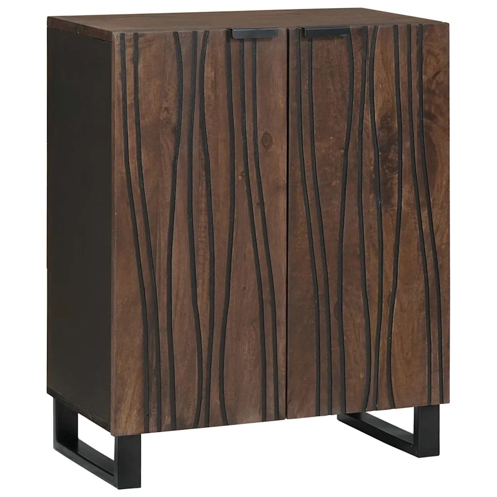 Credenza Noce 60 x 33,5 x 75 cm Legno di mango massello 4018010