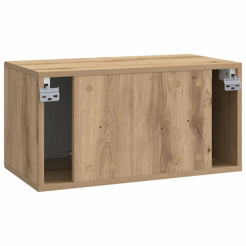 Mobile Porta TV da Muro Rovere Artigianale 59,5 x 31 x 30 cm